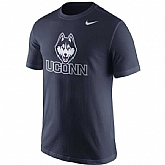 UConn Huskies Nike Logo WEM T-Shirt - Navy Blue,baseball caps,new era cap wholesale,wholesale hats